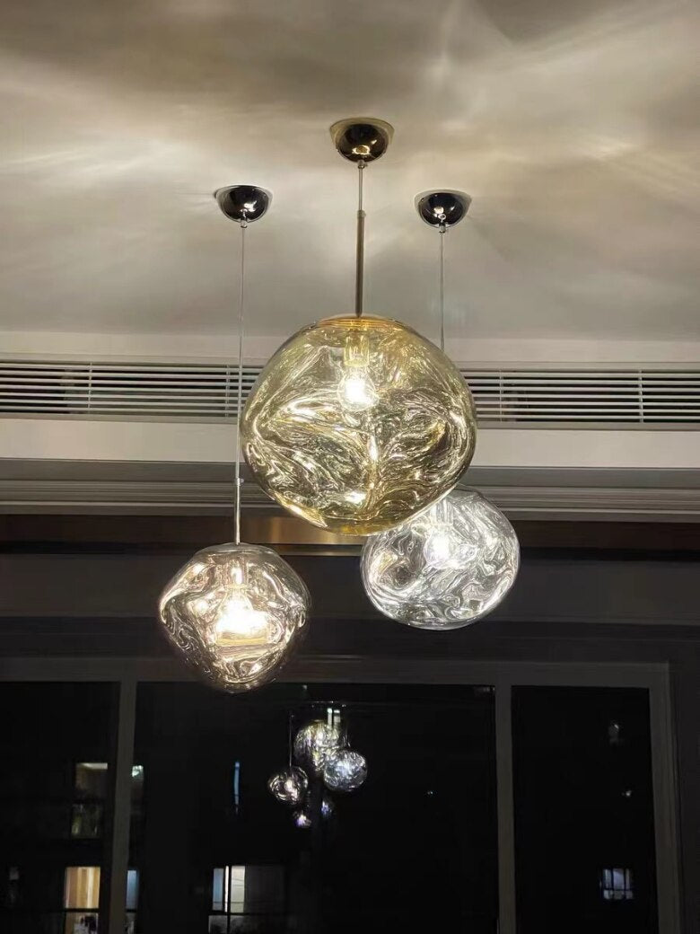 Led Lava Glass Pendant Lights