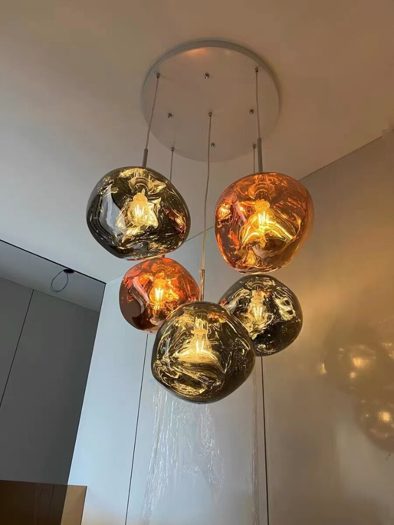 Led Lava Glass Pendant Lights