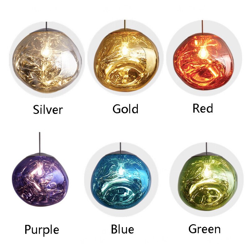 Led Lava Glass Pendant Lights