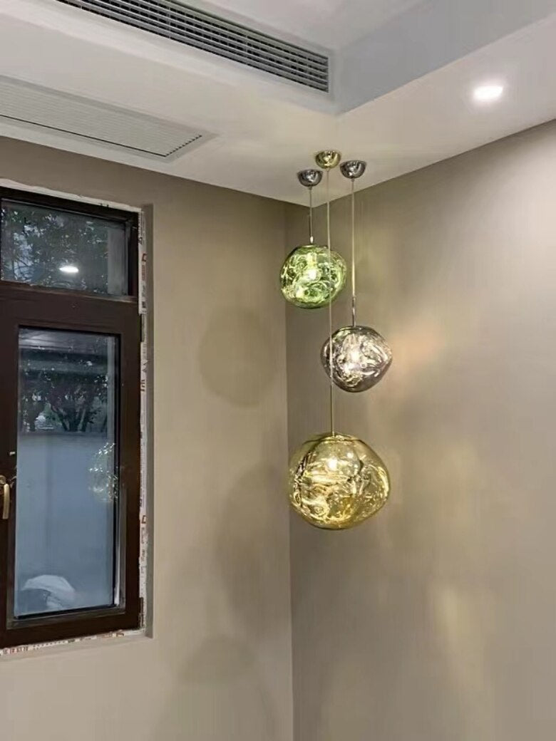 Led Lava Glass Pendant Lights