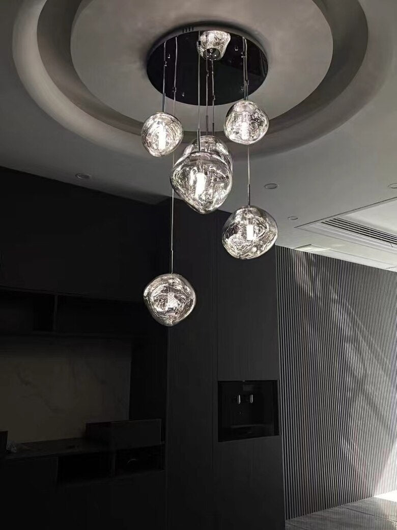 Led Lava Glass Pendant Lights