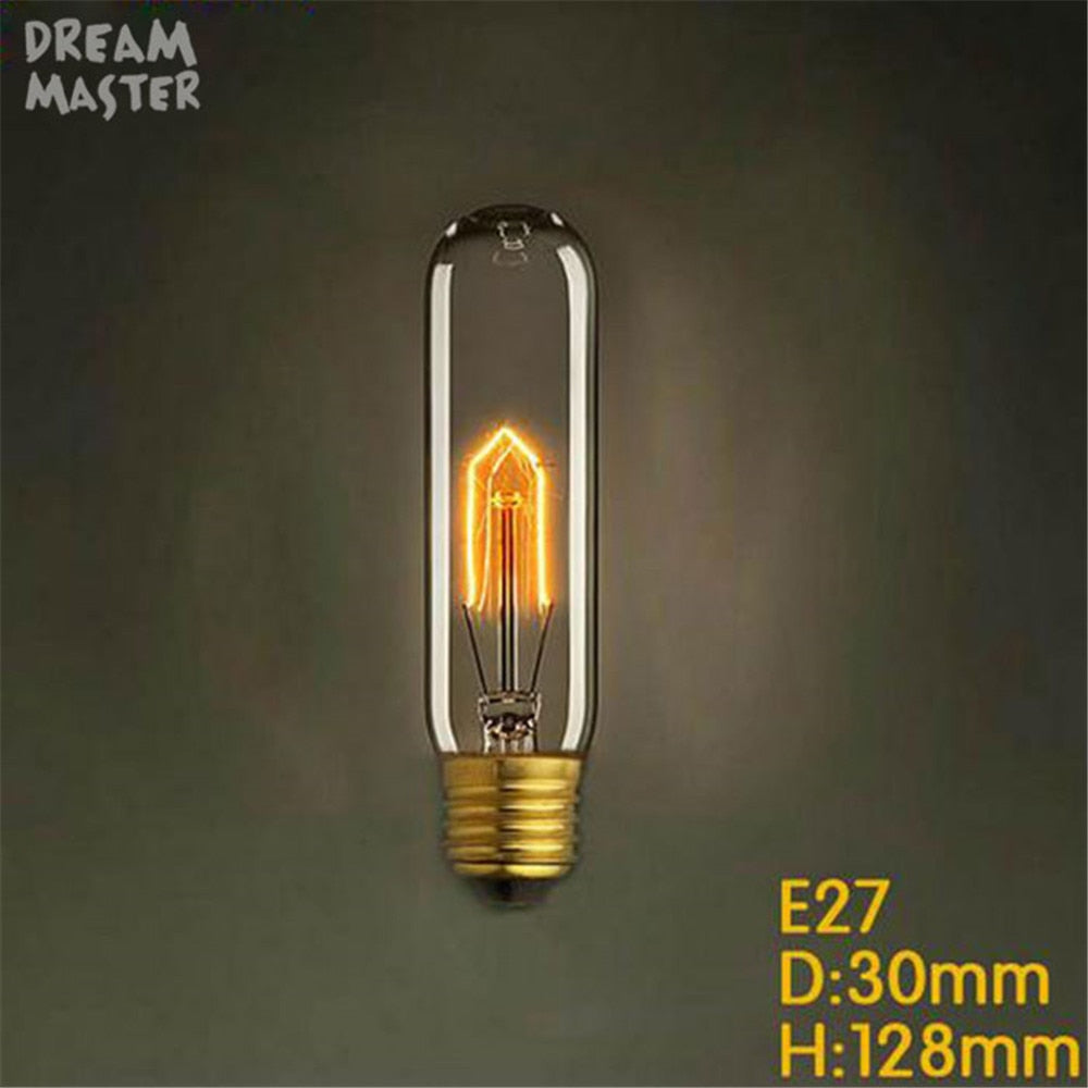 220V 240V T10 T185 T225 T300 Vintage Edison Bulb E27 Retro Incandescent Light bulbs