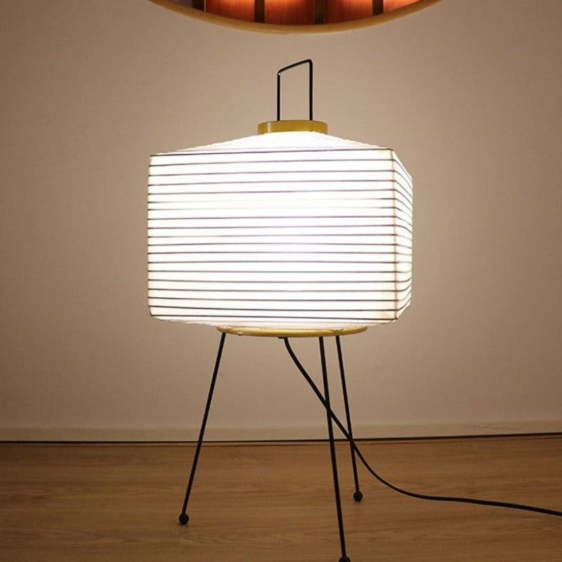 Japanese Creative Paper Tripod Floor Lamp