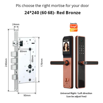 Smart Face Facial Recognition Door Lock