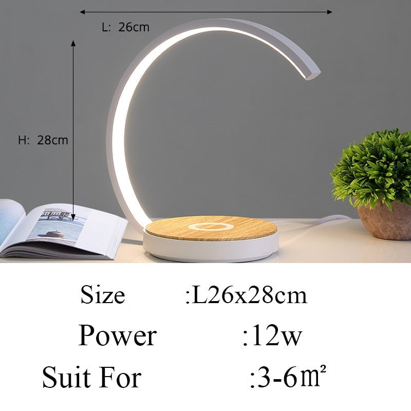 Wireless Charging Table Lamps For Bedroom