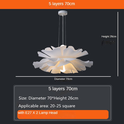 Petals Design Ceiling Bedroom Modern LED Chandelier on Sale