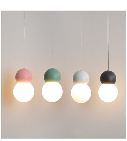 Nordic Led Glass Ball Pendant Light
