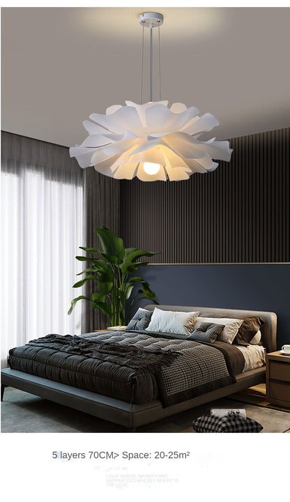 Petals Design Ceiling Bedroom Modern LED Chandelier on Sale