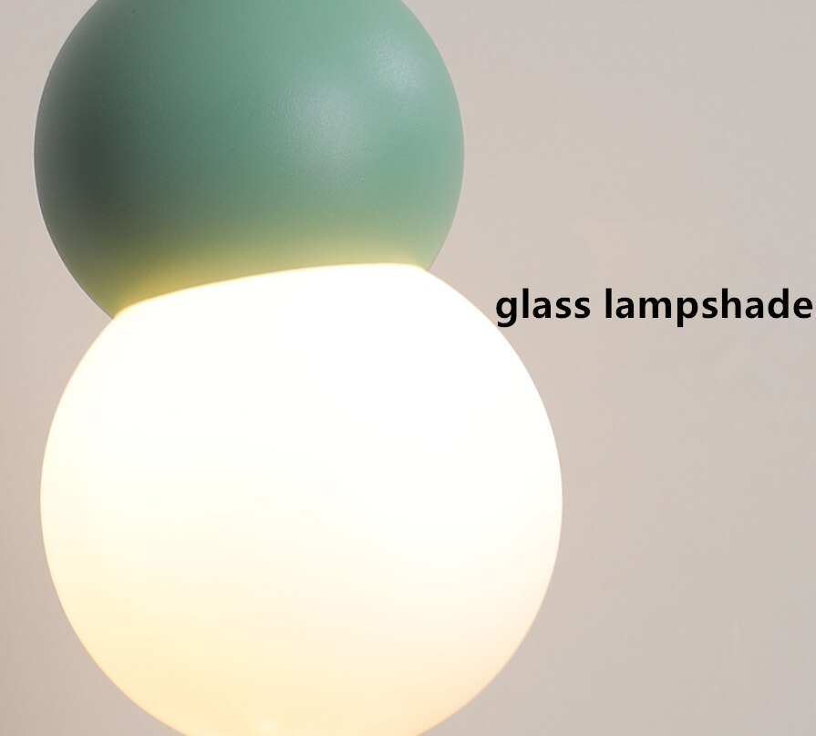 Nordic Led Glass Ball Pendant Light
