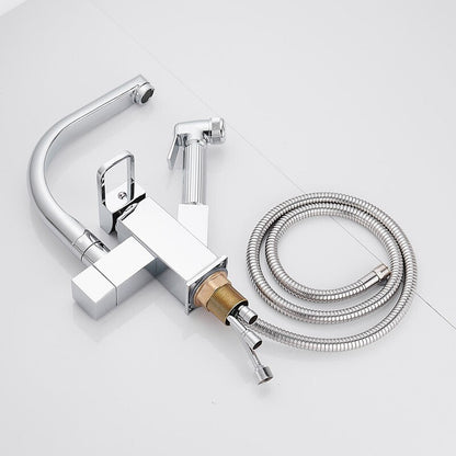 Kitchen Sink Faucet Flexible Pull Out on Sale