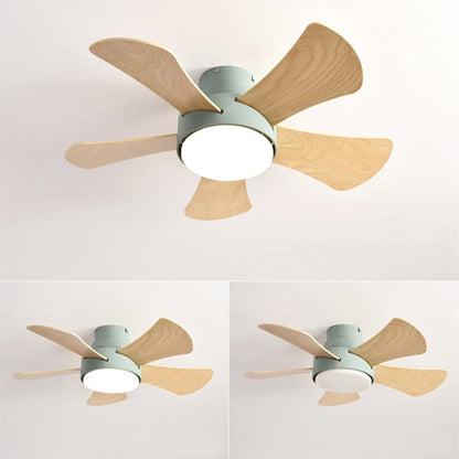Silent Fan Ceiling Lamp - Loft Fan With LED Light and Remote