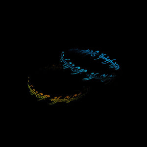 Elvish Ring Glow in the Dark - Rings of Power Titanium Stainless Steel