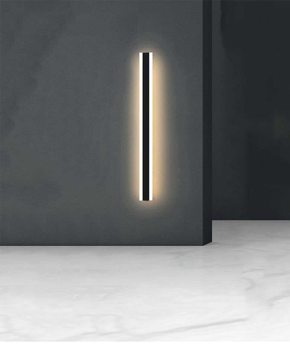 Modern Waterproof Outdoor Long Strip LED Wall Lamp on Sale