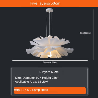 Petals Design Ceiling Bedroom Modern LED Chandelier on Sale