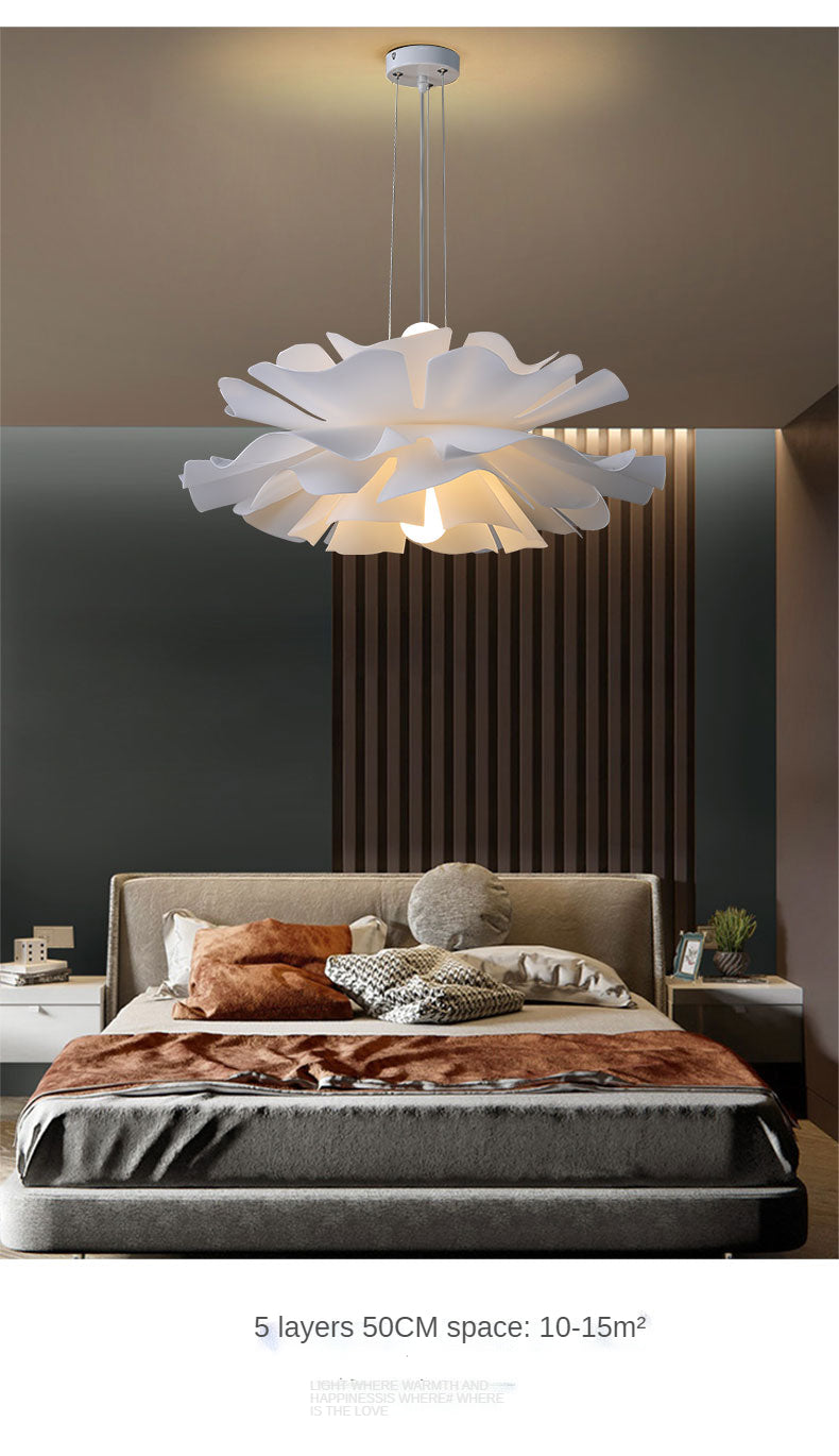 Petals Design Ceiling Bedroom Modern LED Chandelier on Sale