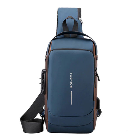 Image of Anti-theft Waterproof Travel Bag With USB Charging Port on Sale
