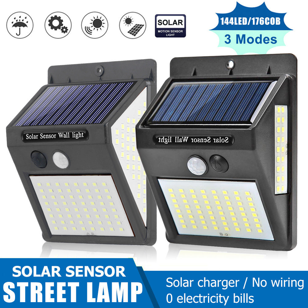 New Solar Lamp Light IP65 Waterproof with Motion Sensor