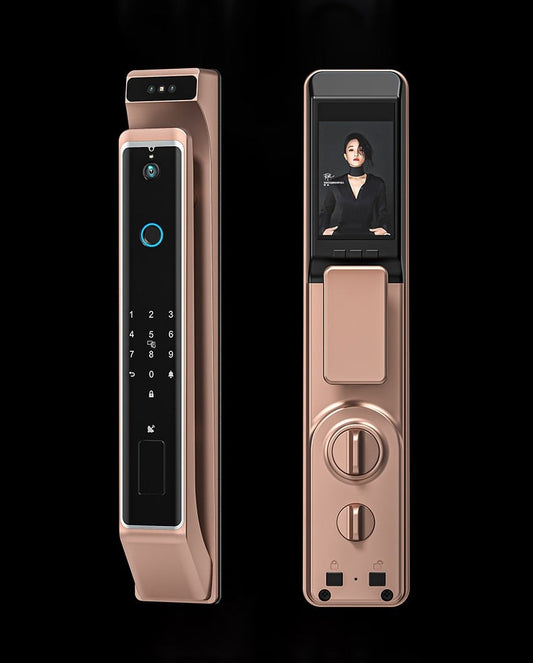 New Fingerprint Door Lock 3D Face Recognition Smart Door Lock