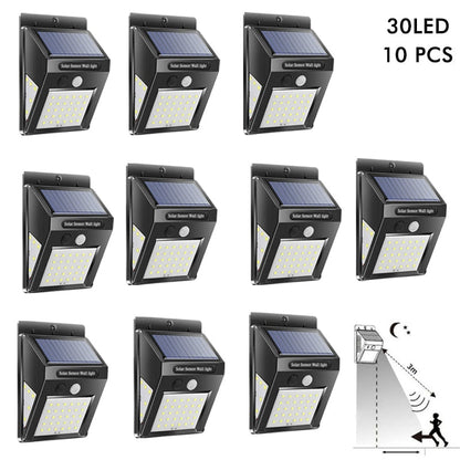 New Solar Lamp Light IP65 Waterproof with Motion Sensor