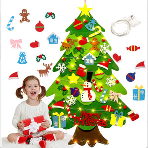 Kids Christmas Tree - DIY Felt Christmas Tree