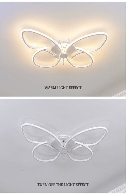 Modern LED Butterfly LED Ceiling Lamp Dimmable