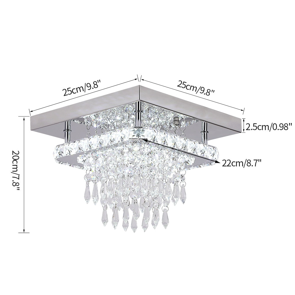 K9 Crystal LED Chandelier Ceiling Lamp