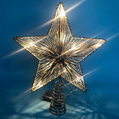 Christmas Tree Topper LED Star Tree Topper Battery Operated