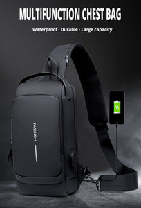 Anti-theft Waterproof Travel Bag With USB Charging Port on Sale