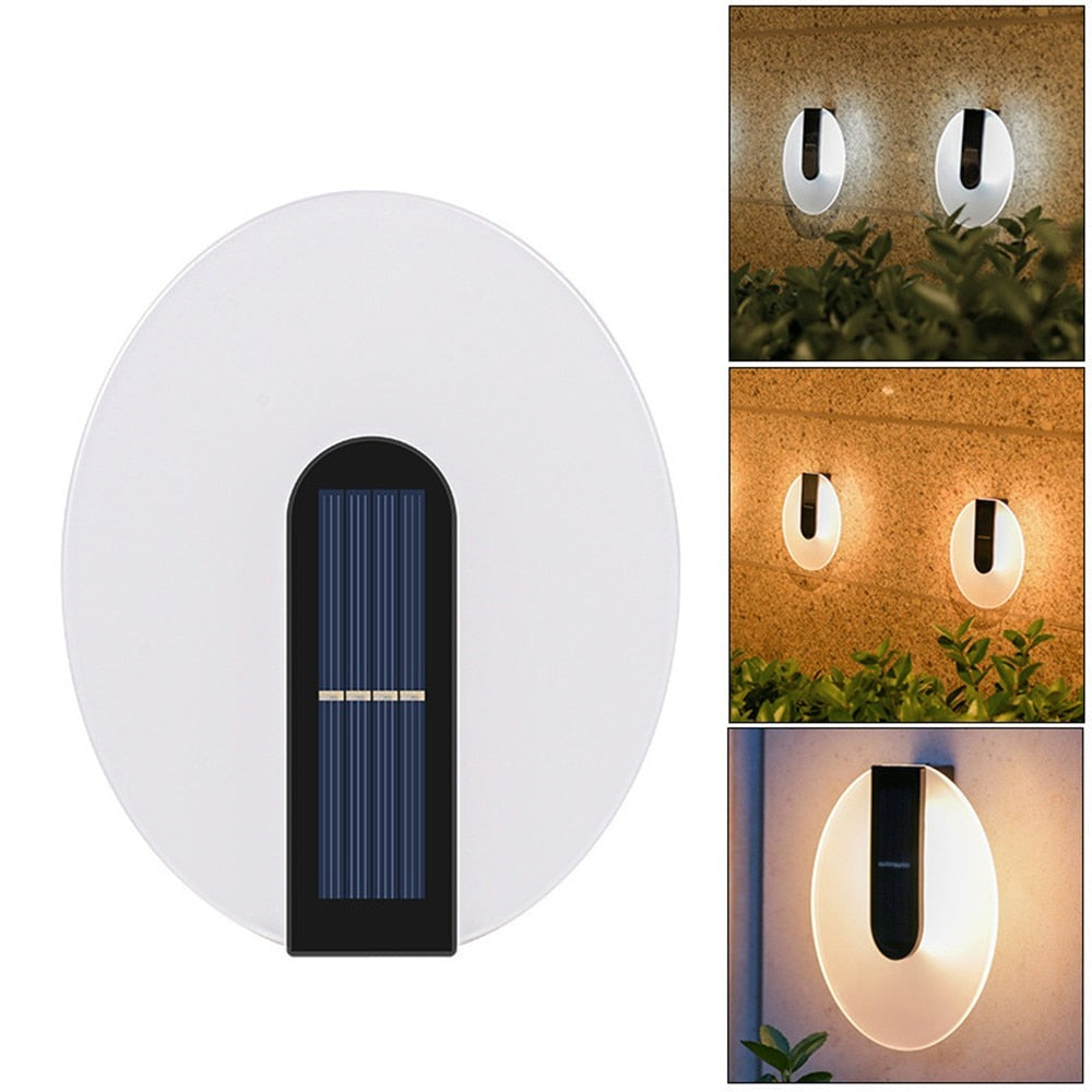 Solar Wall Led Lights Outdoor Waterproof Solar Lamp
