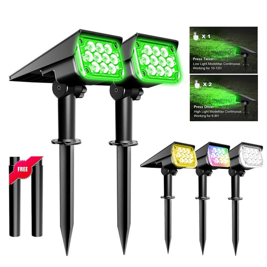 Solar Power Landscape Spotlights Garden Light outdoor IP65 Spotlight