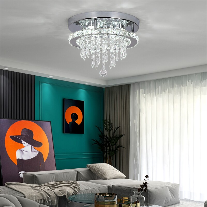 K9 Crystal LED Chandelier Ceiling Lamp