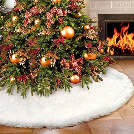 White Christmas Tree Skirt 78/90/122cm