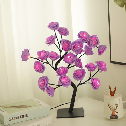 Art Decor LED Rose Tree Light Lamp