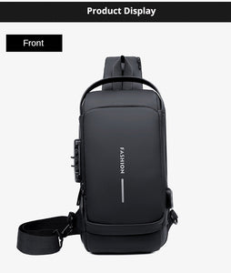 Anti-theft Waterproof Travel Bag With USB Charging Port on Sale