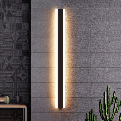 Modern Waterproof Outdoor Long Strip LED Wall Lamp on Sale