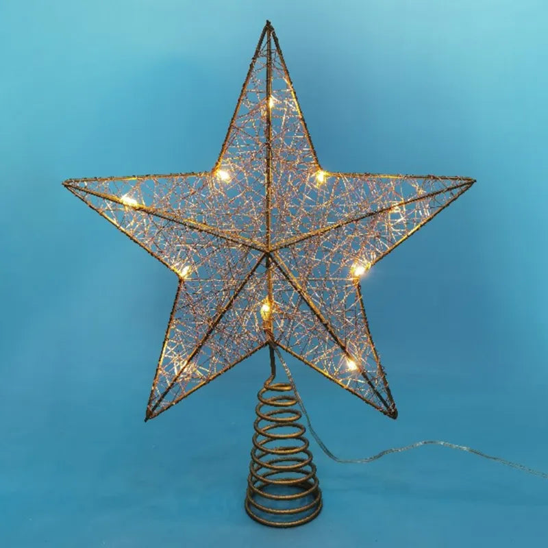 Christmas Tree Topper LED Star Tree Topper Battery Operated