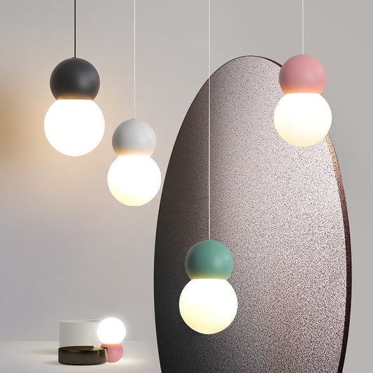 Nordic Led Glass Ball Pendant Light