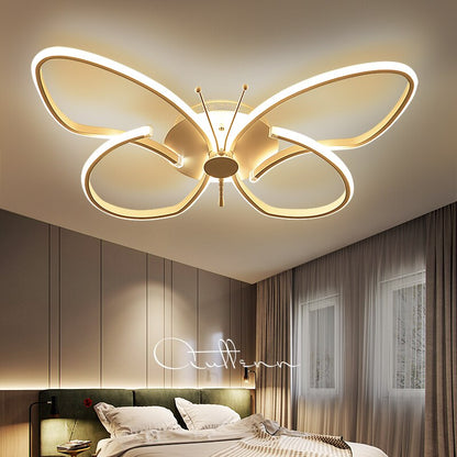 Modern LED Butterfly LED Ceiling Lamp Dimmable