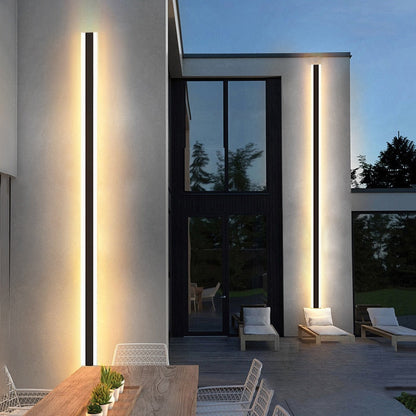 Modern Waterproof Outdoor Long Strip LED Wall Lamp on Sale