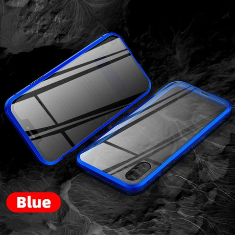 Image of Anti Peep Magnetic Privacy Glass Case for iPhone