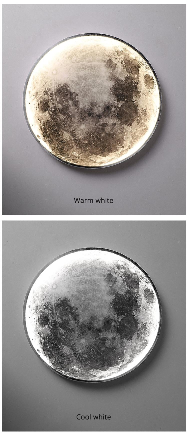 Moon LED Wall Light For Bedroom