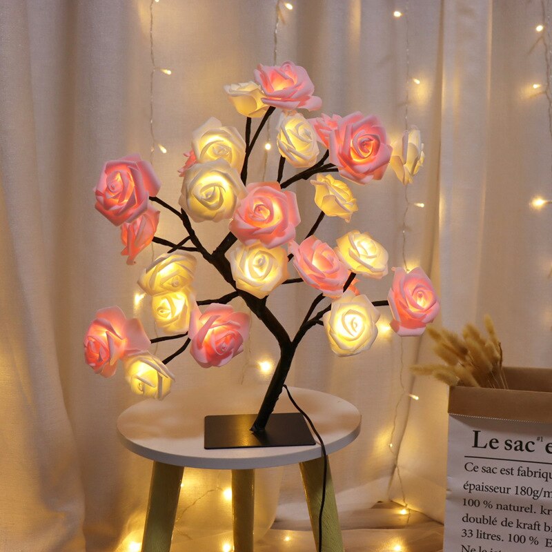 Art Decor LED Rose Tree Light Lamp