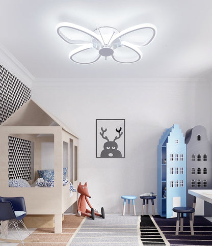 Modern LED Butterfly LED Ceiling Lamp Dimmable