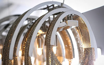 Atlantis Aluminum Chain Pendant Light - Luxurious Modern Chandelier