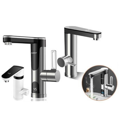Instant Water Heater Faucet for Basin Tap 220V 3400W Tankless LCD Display