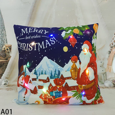 Image of LED Christmas Pillowcase