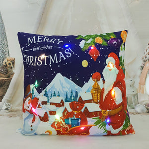 LED Christmas Pillowcase