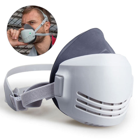 Dust Mask +20pcs Filter Half Face Dust-proof Construction Mask
