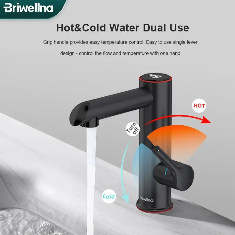 Electric Instant Heater Faucet Stainless Steel