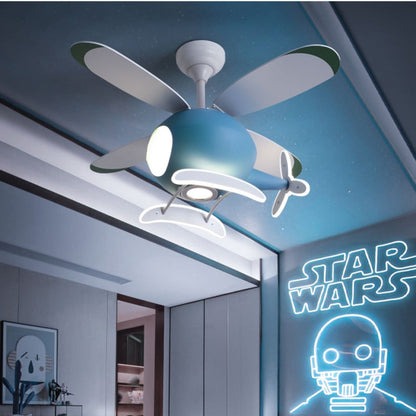 Children's Room Airplane Ceiling Fan Lights